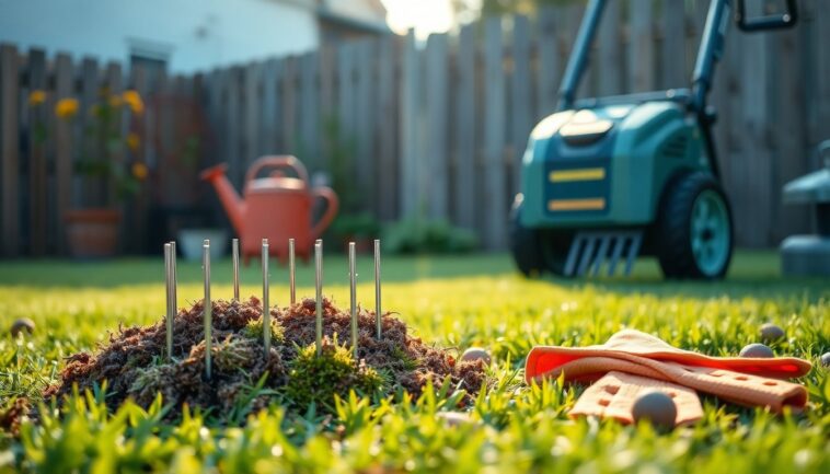 Come scegliere l'arieggiatore elettrico giusto per il prato