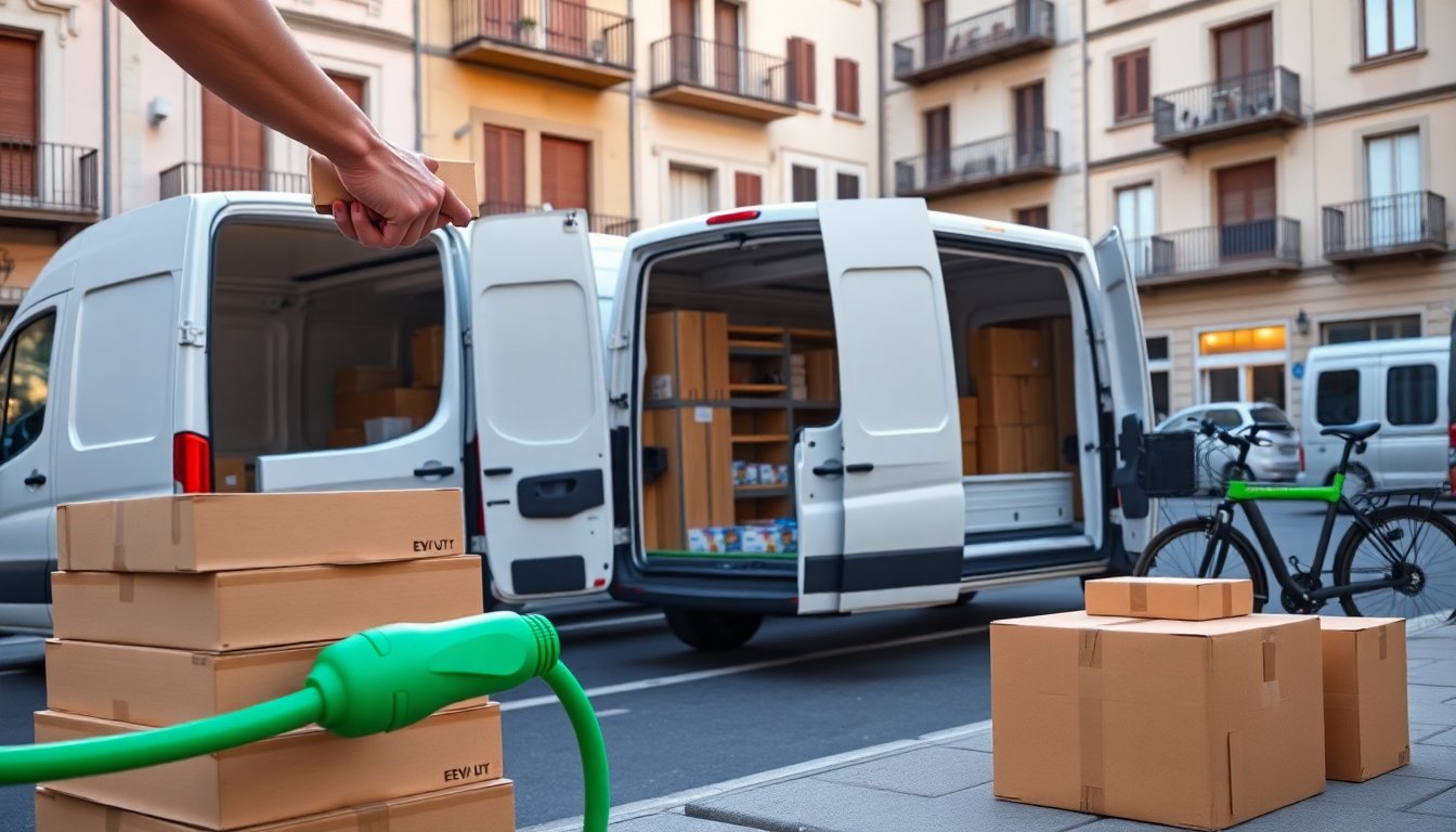Consegne Amazon in Italia: ordini fino alle 17 e più mezzi elettrici