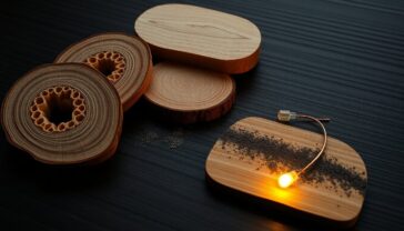 Legno solare: come la balsa genera energia anche al buio