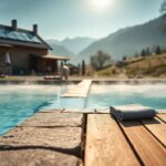 Piscina riscaldata e agritourismo sostenibile in Valtellina