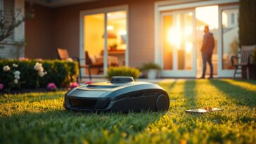 Robot tagliaerba Mova ViAX 250: navigazione visiva senza filo perimetrale