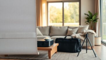 Telo per proiettore economico: schermo portatile da 30 a 100 pollici